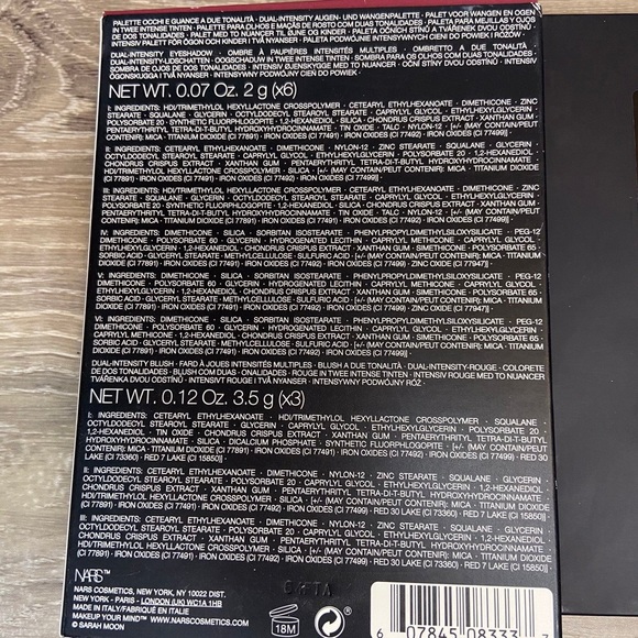 Nars Sarah Moon Give In Take Dual-Intensity Eyeshadow & Cheek Palette Limited - Picture 5 of 6